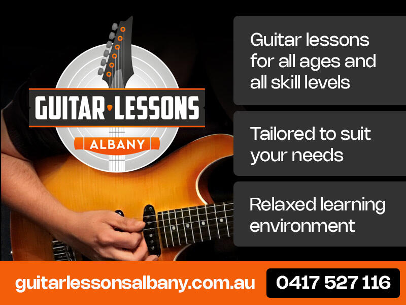 Guitar Lessons Albany - Festival Of Dusk Sponsor